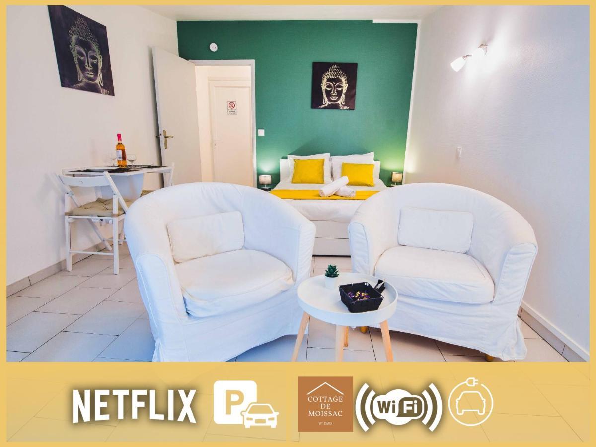 Apt T1 Cosy Et Ambiance Zen "Cottage De Moissac" Екстериор снимка